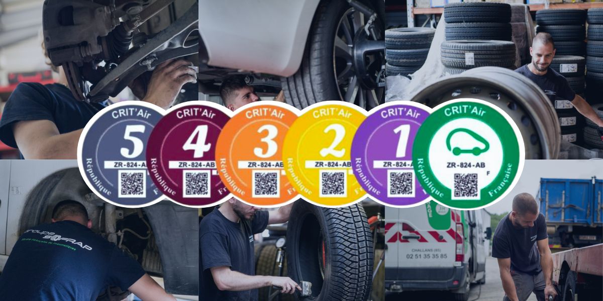 Vignette Crit'Air automobile Groupe Sofrap