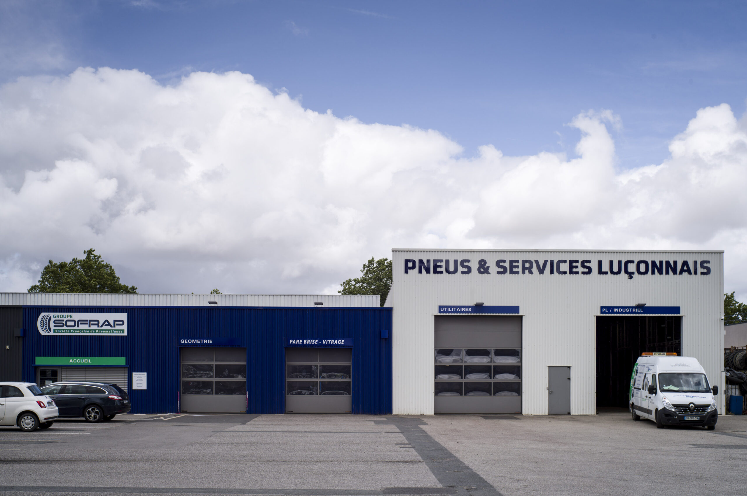 Façade de Pneus et Services Luçonnais à Luçon